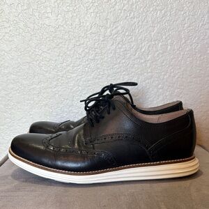 Cole Haan Black Original Grand Wing  Oxford Shoes